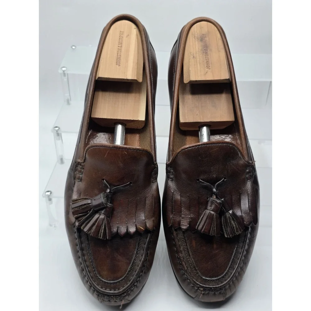 Johnston & Murphy tassel loafers Men's 11 Leather  Excellent condition